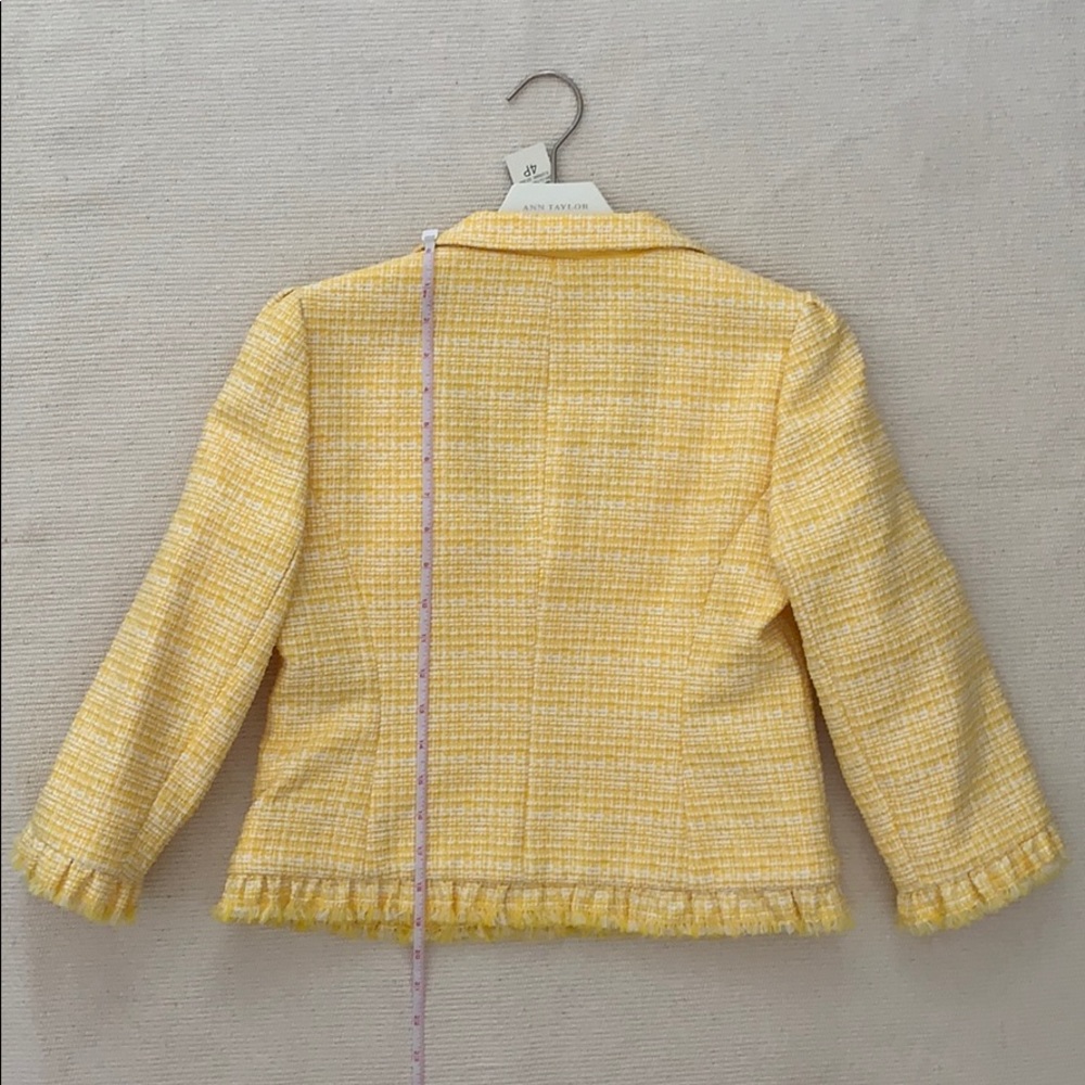 Yellow Tweed Jacket / Blazer - Picture 2 of 6
